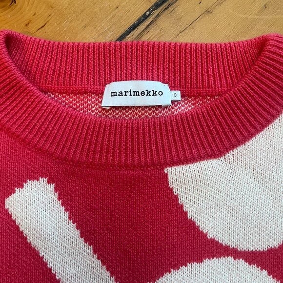 Marimekko Suunta Unikko Knitted Wool Pullover - Picture 3 of 7